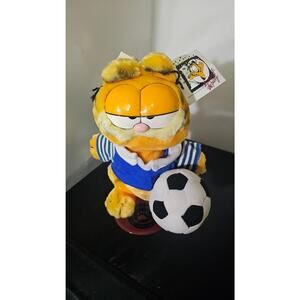 Garfield 9" Soccer Player With Soccer Ball Plush